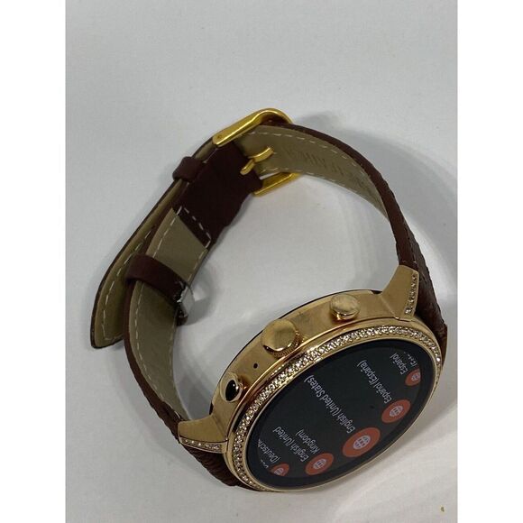 Fossil Gen 4 Authentic Digital Dial Smart Watch Custom Band FTW6015 AB574 - Picture 7 of 10